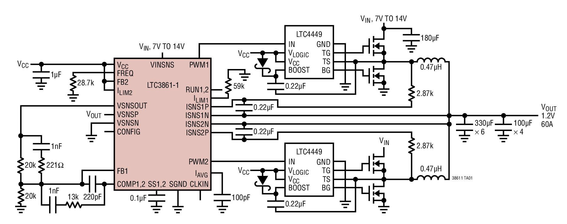 LTC3861-1Ӧͼһ